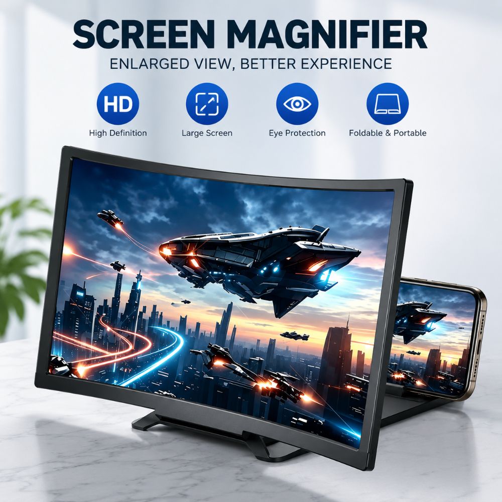 Matte Anti Glare Screen - 12인치 3D 화면 확대기 브래킷 프레넬