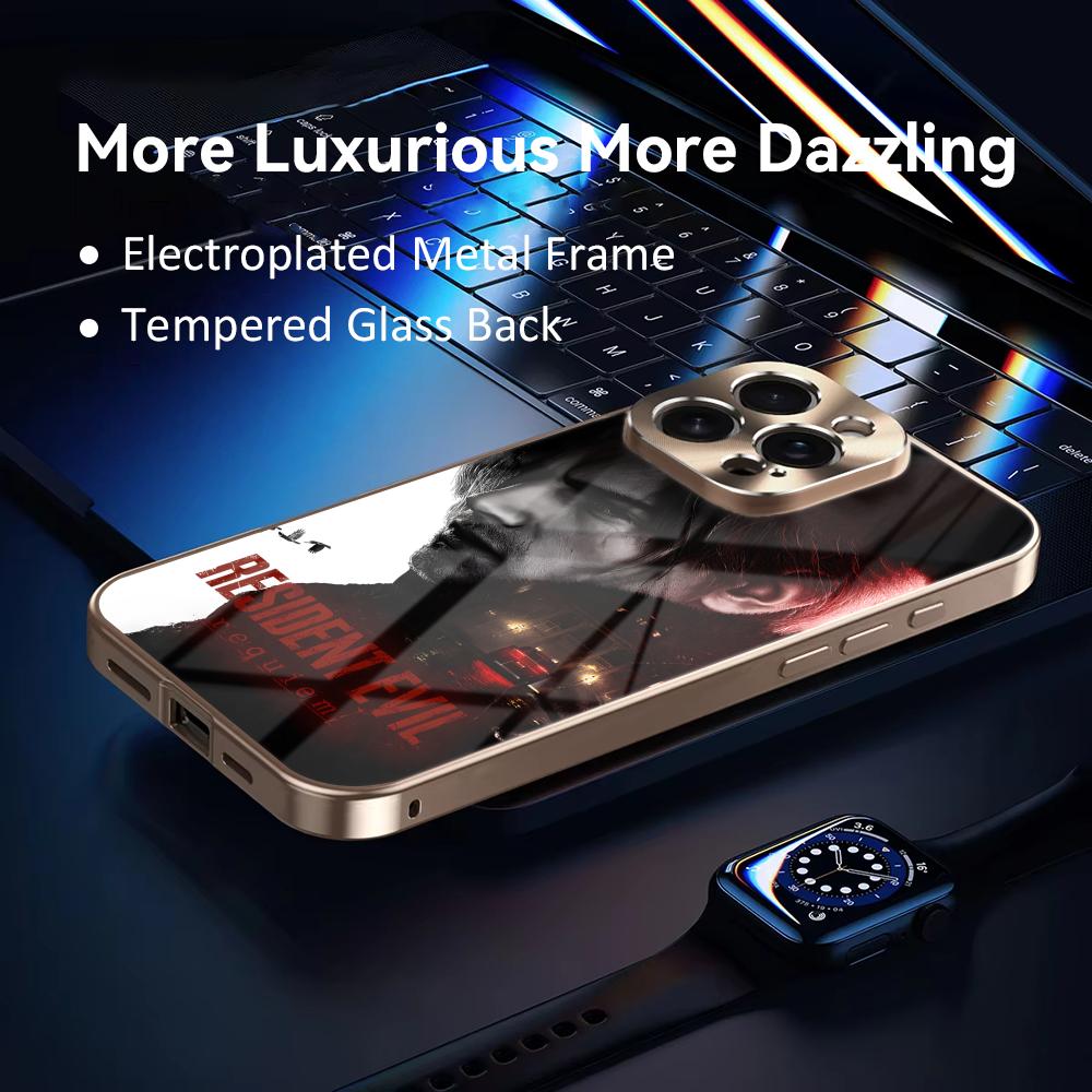 게임 R-레지던트 이블 9 폰 케이스 전기도금 메탈 범 - Apple Iphone 15 리뷰 및 가격