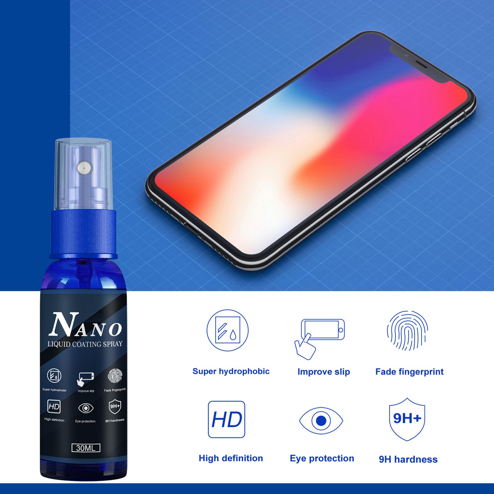 액체 스크린 보호 스프레이 스크린 소수성 코팅 보호 필 - Oleophobic Coating Spray 리뷰 및 가격